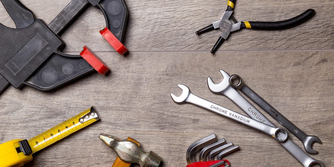 tool, repair, work, metal, roulette, key, wrench, adjustable wrench, set of hexagons, a hammer, clamp, repair, repair, repair, repair, repair, wrench, a hammer
