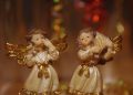 angel, two angels, christmas, decoration, christmas time, figure, christmas decorations, together