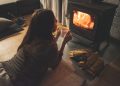 christmas wallpaper, woman, fireplace, mug, coffee, cozy, fire, warm, tea cup, winter, hot, cup, female, person, house, comfort, room, coffee cup, tea, holiday, christmas, lifestyle, season, comfortable, interior