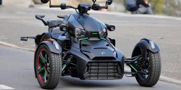 motorcycle, motor trike, motorized tricycle, vehicle, motor scooter