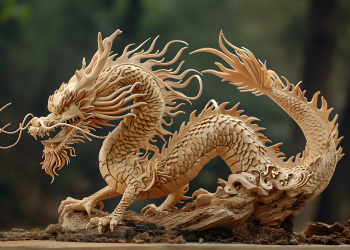 ai generated, dragon, year of the dragon, wooden dragon, china, japan, new year's day, zodiac sign, chinese year, lunar year, dragon, dragon, dragon, dragon, dragon