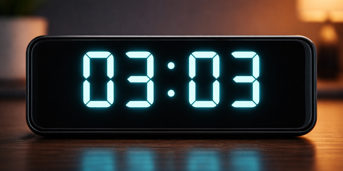 03:03 на часах