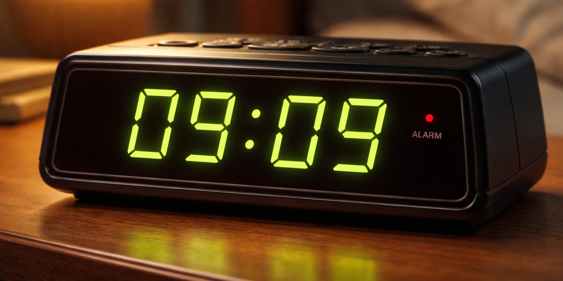 09:09 на часах