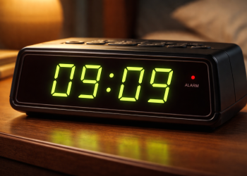 09:09 на часах